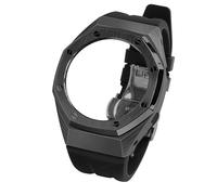 FNDWJ Pour Ga2100 Ga2110 Black Panther Boîtier de montre en métal Refit Mod Kit GA-2100 Bracelet en acier inoxydable Lunette Accessoire, taille unique, Agate