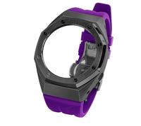 FNDWJ Pour Ga2100 Ga2110 Black Panther Boîtier de montre en métal Refit Mod Kit GA-2100 Bracelet en acier inoxydable Lunette Accessoire, taille unique, Agate