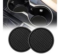 FNDYMNPG 2 pièces Tapis pour Gobelets Automobiles, pour Ford Puma Support de Gobelet de Voituren Voiture Dessous de Verre