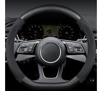 FNDYMNPG Housse Volants Voiture, pour Renault Kangoo 2021-2024 Couvre Protégé Volant Voiture Antidérapant Housse de Protection de Volant,A