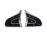 FNERRMEVC Auto pour R&enault pour Koleos pour Kadjar 2016-2023 Interrupteur Bouton Commande Multifonctionnel du Volant Voiture(1 Paire)