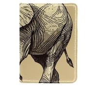 FNETJXF Étui de passeport pour passeport, porte-livres, portefeuilles, accessoires essentiels de voyage, peinture sur toit de bâtiment, Motif 4099, 10x14cm/4x5.5 in