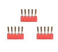 Fnfhsa 15 Picèces Séries 6mm Fraises En Carbure Une 4 Cannelures Fraise de Commande Numérique Fraisage Entaillage Profilage Fraises En Spirale
