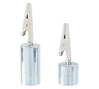 Fnfhsa 2 Pièces 2 Styles de Pinces Crocodiles en Fer pour Tresses - Outils Pinces Crocodiles avec Poids pour Disque de Tressage