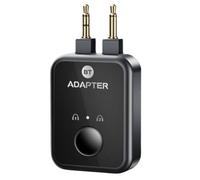 Fnfhsa Nouveau Lanceur Bluetooth 2-en-1 5.3 Adaptateur de Conversion Audio pour Casque d'avion Non Destructif 3,5 mm AUX