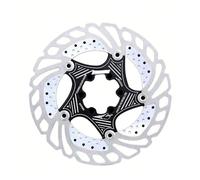 FNFTOEZGY Compatible avec Le Rotor de Frein de vélo Flottant IIIPRO 6 Clous, Disque de Refroidissement 140/160/180/203 mm for vélo de Route et de montagne/138(180mm Black)