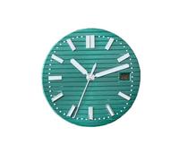FNFTOEZGY Les Accessoires de la Montre 30,5 mm, y Compris Le Cadran et Les Aiguilles, sont équipés d'un Mouvement Automatique Japonais NH35/NH36/4R, Cadran de Montre Lumineux vert/297.(F)
