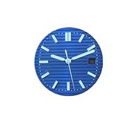 FNFTOEZGY Les Accessoires de la Montre 30,5 mm, y Compris Le Cadran et Les Aiguilles, sont équipés d'un Mouvement Automatique Japonais NH35/NH36/4R, Cadran de Montre Lumineux vert/297.(D)