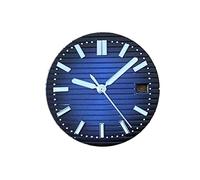 FNFTOEZGY Les Accessoires de la Montre 30,5 mm, y Compris Le Cadran et Les Aiguilles, sont équipés d'un Mouvement Automatique Japonais NH35/NH36/4R, Cadran de Montre Lumineux vert/297.(B)