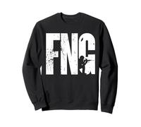 FNG Militaire Slang Tactique Texte Typographie Design Sweatshirt