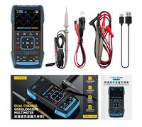 Fnirsi 2C23T Multimètre d'oscilloscope numérique portable + générateur de signal de fonction 2023 Dernier 3 en 1 double canal 10 MHz x 2 50 MS/s (Fnirsi 2C23T)