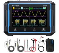 FNIRSI 2C53P 50MHz Oscilloscope 3 en 1 avec Multimètre Générateur Signaux | 48MS/s, Multimètre TRMS 19999 Points Rechargeable, Calibre Auto, Mesure CA/CC, Résistance, Automobile & Électronique