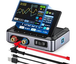 FNIRSI DPS-150 Alimentation CC Variable, 30 V 5 A CC réglable avec écran IPS à 4 Chiffres, ondulation d'alimentation < 20 mV, entrée PD/QC/DC, Alimentation à Commutation programmable PC (Pas