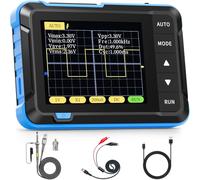 FNIRSI DSO152 Oscilloscope portable - Oscilloscope numérique TFT de 2,8 pouces, bande passante 200 kHz, fréquence d'échantillonnage élevé, Oscilloscope de poche portable, fonction de déclenchement