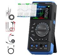 FNIRSI DST-210 10MHz Oscilloscope 3 en 1 avec Multimètre Générateur Signaux | 48MS/s, Multimètre TRMS 19999 Points Rechargeable, Calibre Auto, Mesure CA/CC, Résistance, Automobile & Électronique
