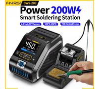 FNIRSI DWS-200 200W puissance Repaid fer de guérison Staion C210 C245 fer à souder main Station de reprise de soudage électronique DWS-200 F245-6 Conseils