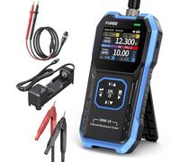 FNIRSI HRM-10 Tester Resistenza Interna e Tester Batteria, Milliohmmetro 100V, 200Ω, Teste per Batterie Auto, AAA, AA e Altri Tipi di Battery, Analizzatore di Batterie Domestiche