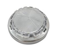FNPsmoYUG Plafonnier LED circulaire en acier inoxydable de 4 pouces, pour éclairage intérieur de cabine de bateau et de Yacht