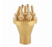 FNPT Buse de fontaine droite centrale à 2 niveaux 1"DN25, outil de pulvérisation d'étang G, buse de dispersion multiporeuse avec hauteur de pulvérisation de 3 à 5 m, aspiration