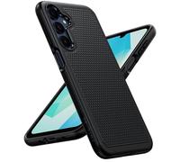 FNTCASE Coque pour Samsung Galaxy A16 : coque de protection double couche Heavy Duty avec dos texturé antidérapant - résistant aux chocs et aux chutes militaire robuste - Bumper Tough 4G 5G (noir)