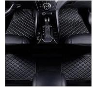 FNUQKREF 4 PièCes Voiture Cuir Tapis De Sol pour Toyota Yaris Cross/Hybrid 2020-2025, sur Mesure Avant ArrièRe Moquettes Protection RevêTements Tous Temps Imperméable Accessoires,A/Black