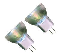 FNVMZ Ampoule Halogene 2Pcs Gz4 Bi-Pin Base 12V 5W 10W 20W 35W 12V 6V 30 Degrés Angle De Faisceau Lampe D'Inondation (6V-20W)