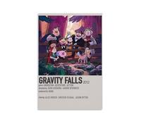 FNWNJNG Anime Gravity Falls Poster décoratif sur toile Art mural pour salon, chambre à coucher, art mural, impression d'image moderne, décoration de salle familiale, 40 x 60 cm