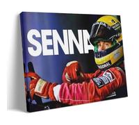 FNWNJNG Ayrton Senna Art Poster Peinture décorative sur toile Art mural pour salon, chambre à coucher, art mural, impression d'image moderne, décoration de salle familiale, 60 x 90 cm