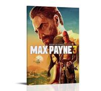 FNWNJNG Max Payne Lot de 3 posters décoratifs sur toile pour salon, chambre à coucher, art mural, impression d'image moderne, décoration de salle familiale, 40 x 60 cm