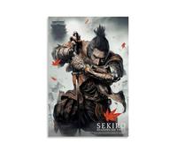 FNWNJNG Sekiro Shadows Die Twice Poster Peinture décorative sur toile pour salon, chambre à coucher, art mural, impression photo, décoration moderne, décoration de salle familiale, 50 x 75 cm