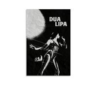 FNWNJNG Singer Dua Lipa Poster décoratif sur toile pour salon, chambre à coucher, art mural, impression photo moderne, décoration de salle familiale, 30 x 45 cm