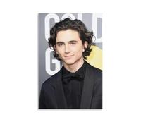 FNWNJNG Star Timothée Chalamet Poster Peinture décorative sur toile Art mural pour salon, chambre à coucher, art mural, impression d'image moderne, décoration de salle familiale, 40 x 60 cm