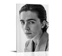 FNWNJNG Timothée Chalamet Art Poster Peinture décorative sur toile pour salon, chambre à coucher, art mural, impression d'image moderne, décoration de salle familiale, 50 x 75 cm