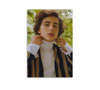FNWNJNG Timothee-chalamet-star Poster Peinture décorative sur toile Art mural pour salon, chambre à coucher, art mural, impression d'image moderne, décoration de salle familiale, 50 x 75 cm