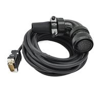 FNWXGMFZ Câble de Connexion d'encodeur de servomoteur IS600P avec connecteur Câble S6-L-P01-15.0 S6-L-P01-20.0 S6-L-P01-30.0(15M,Standard Cable)