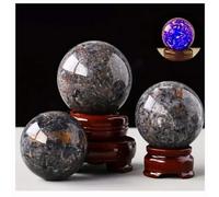 FNYUVNFAF 70mm Crystal Ball with Stand Handcrafted Photography Prop for Magical Shots Elegant Home Party Decor for Women for, Feng Shui Fortune Teller Divination,10