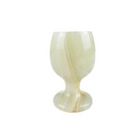 FNYUVNFAF Afghan Jade Crystal Wine Glass (3.5"x2"x2") - Hand-Carved Gemstone Goblet, Décor for Home & Office, Ornament Gift