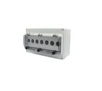 FNYUVNFAF Emergency Stop Switch Emergency Stop Control Box Outdoor Button Switch Box with Protective Cover Waterproof Urgent Stop Button Control Box IP67(L)