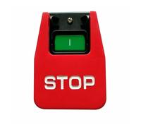 FNYUVNFAF Emergency Stop Switch HY56 220V Single Phase 380V Three Phase 20Amp Table Saws Pushbutton Switch for Bench Saw Wood Machine(220V)