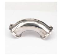 FNYUVNFAF Fit Tube O/D 19mm Tri Clamp 1.5" Ferrule OD 50.5mm 304 Stainless Steel 90 Degree Elbow Connector Adapter