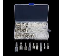 FNYUVNFAF Kit d'assortiment de connecteurs de Fils électriques isolés, 450 pièces (2,8/4,8/6,3 mm)