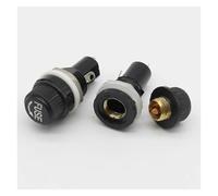 FNYUVNFAF Lot de 5 Porte-fusibles en Verre 5 x 20 mm, 5 x 20 mm, Noir, for Panneau d'assurance
