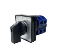 FNYUVNFAF LW26-25/2M Changeover Cam 3 Position Rotary Switch 25A 2 Poles with Waterproof Enclosure Box Electronic Starter Reversing(Only Switch 102)