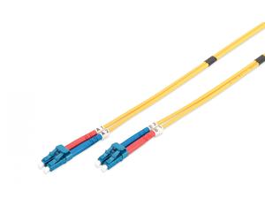 FO patch cord, duplex, LC to LC SM OS2 09/125 µ, 3 m