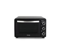 H.Koenig Mini Four 25L Electrique FO25 Posable Compact Multifonction Performant 1500W Programmable 4 modes de cuisson, 230°,Minuteur 60 min, Porte en Verre, Lèchefrite avec pince, grille de cuisson