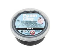 Foam Clay Foam Clay noir pailleté 35 grammes Noir
