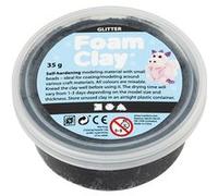 Foam Clay Foam Clay noir pailleté 35 grammes Noir G