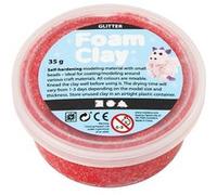 Foam Clay Foam Clay rouge pailleté 35 grammes Rouge