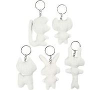 Foam Clay trousseau animal coton blanc 5 pièces Blanc G