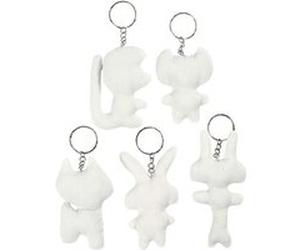 Foam Clay trousseau animal coton blanc 5 pièces Blanc G